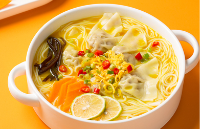 檸檬金湯河粉